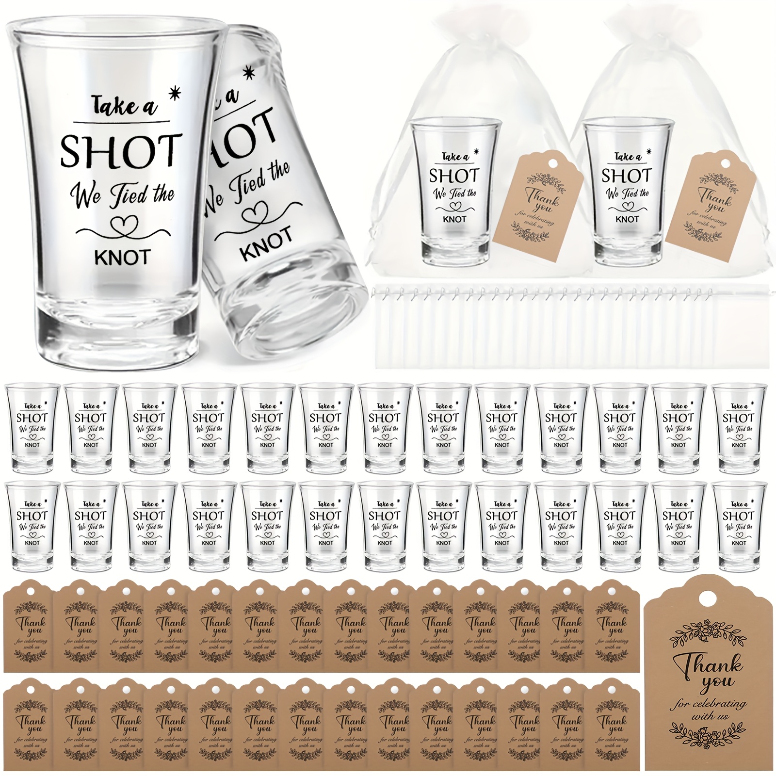 90-Piece Wedding Guest Set: 30 - Wine & Beer Unlimited Spirits reseña y precio