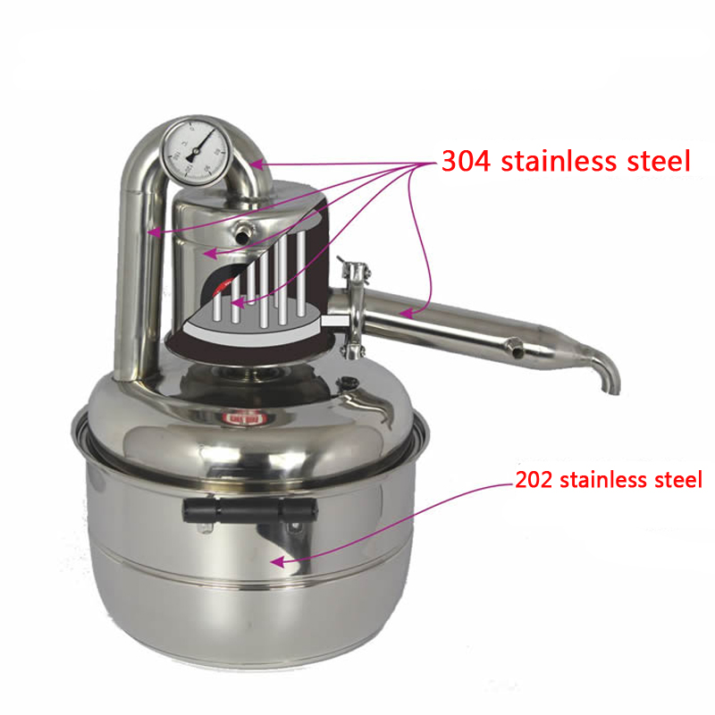 10L Water Alcohol Distiller Sm - Wine Beer Liquor reseña y precio
