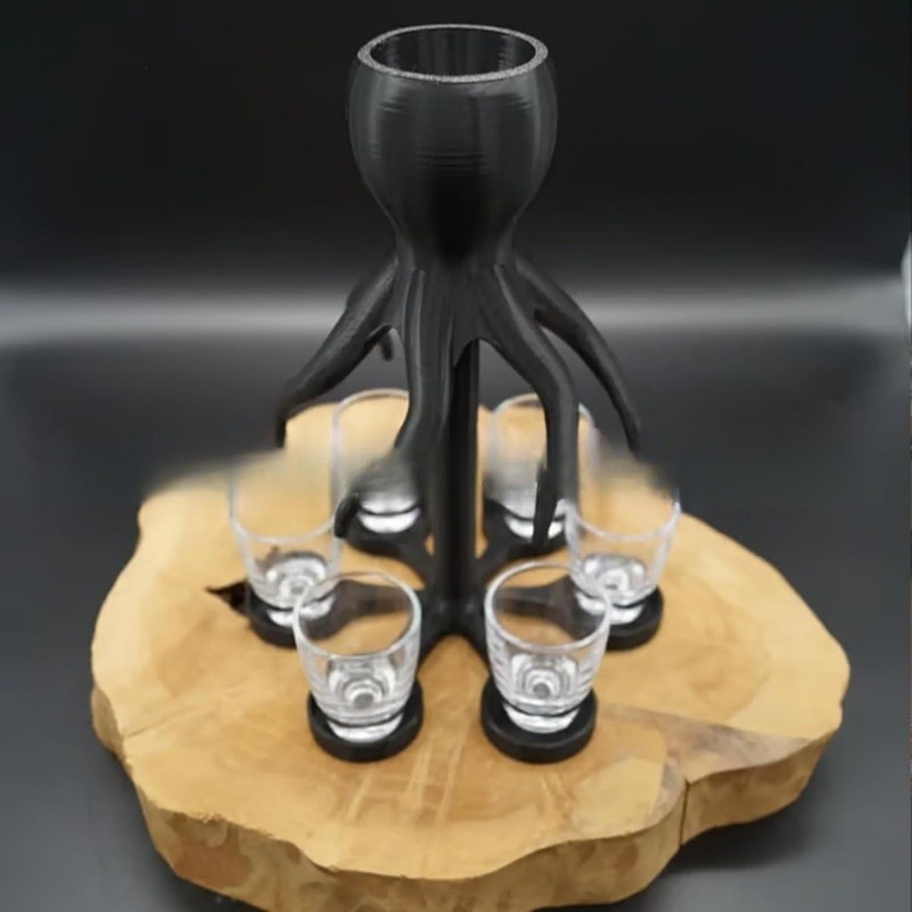 8 Holes 3D Printing Wine Distr - Wine Beer Liquor reseña y precio