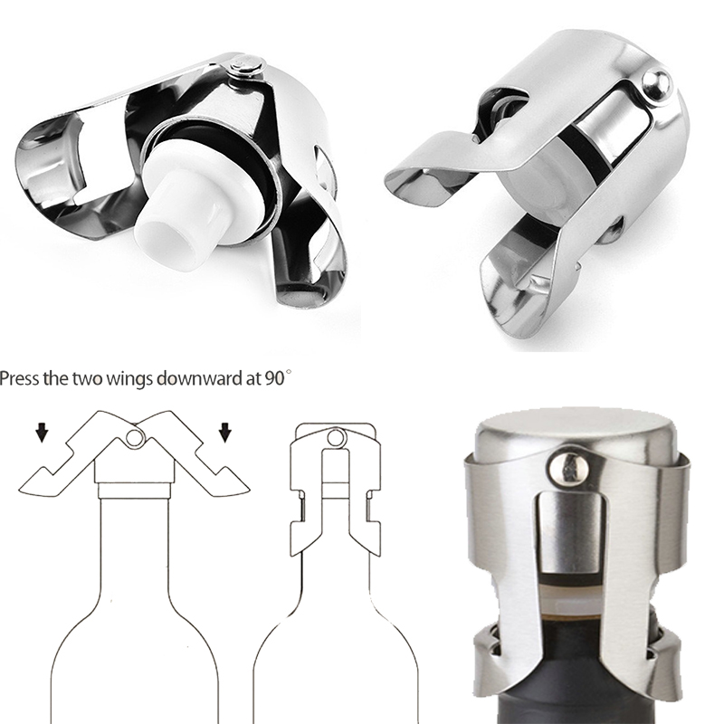 Champagne Stopper Sparkling Wi - Wine Stopper Vacuum reseña y precio