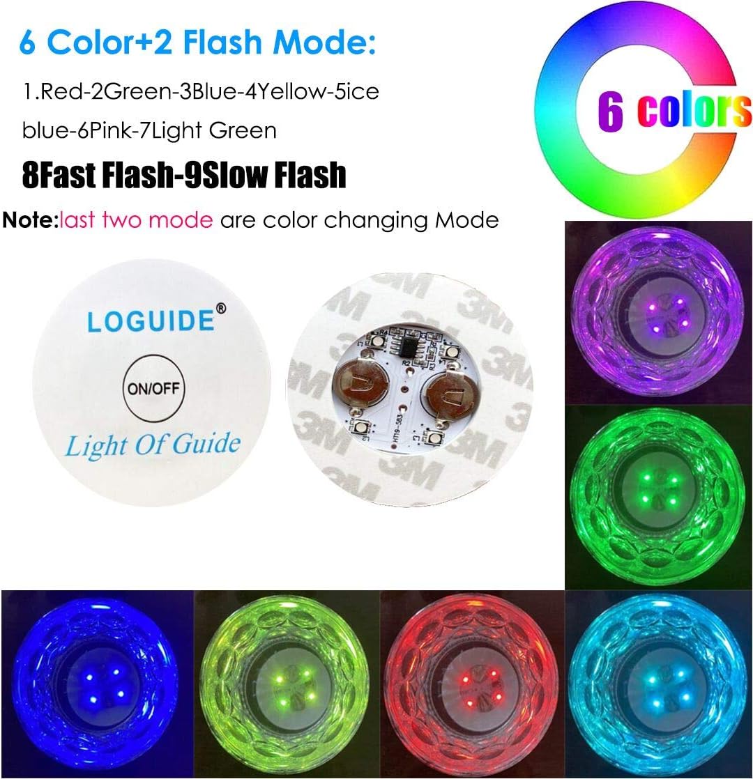 Luminous Coaster Stickers LED  - Wine Beer Liquor reseña y precio