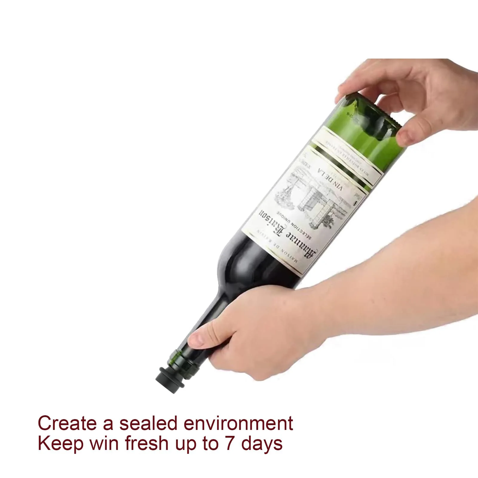 Wine Saver Pump Vacuum Wine Bo - Wine Stopper Vacuum reseña y precio