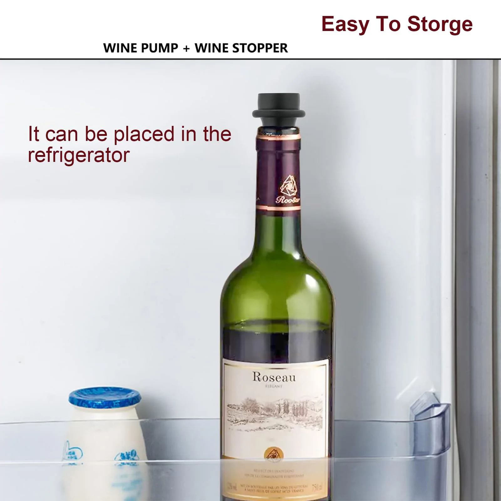 Wine Saver Pump Vacuum Wine Bo - Wine Stopper Vacuum reseña y precio