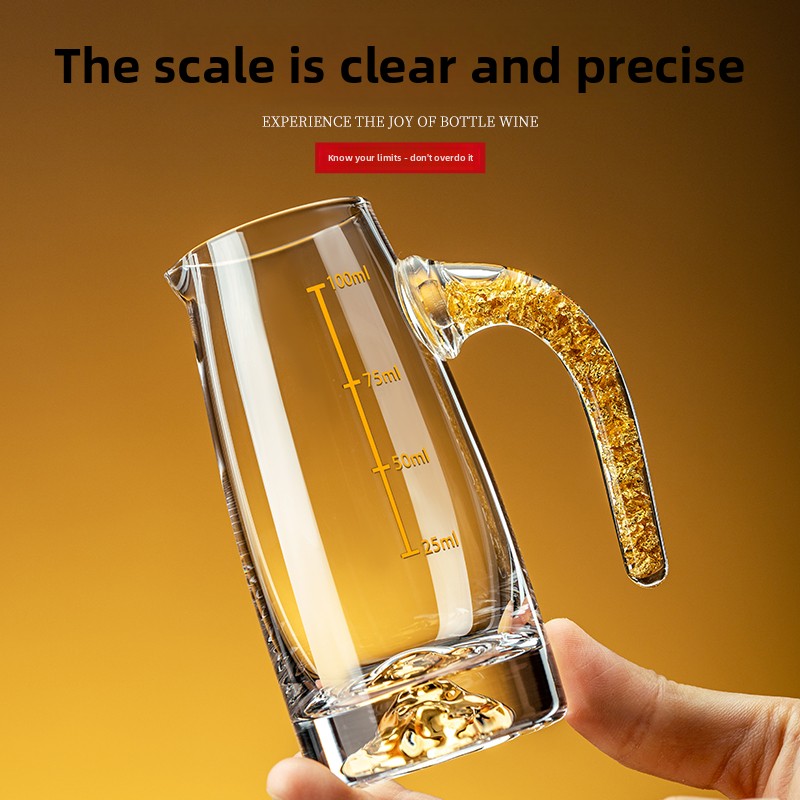 Crystal Glass Gold Foil Mounta - Wine Glass Set Crystal reseña y precio