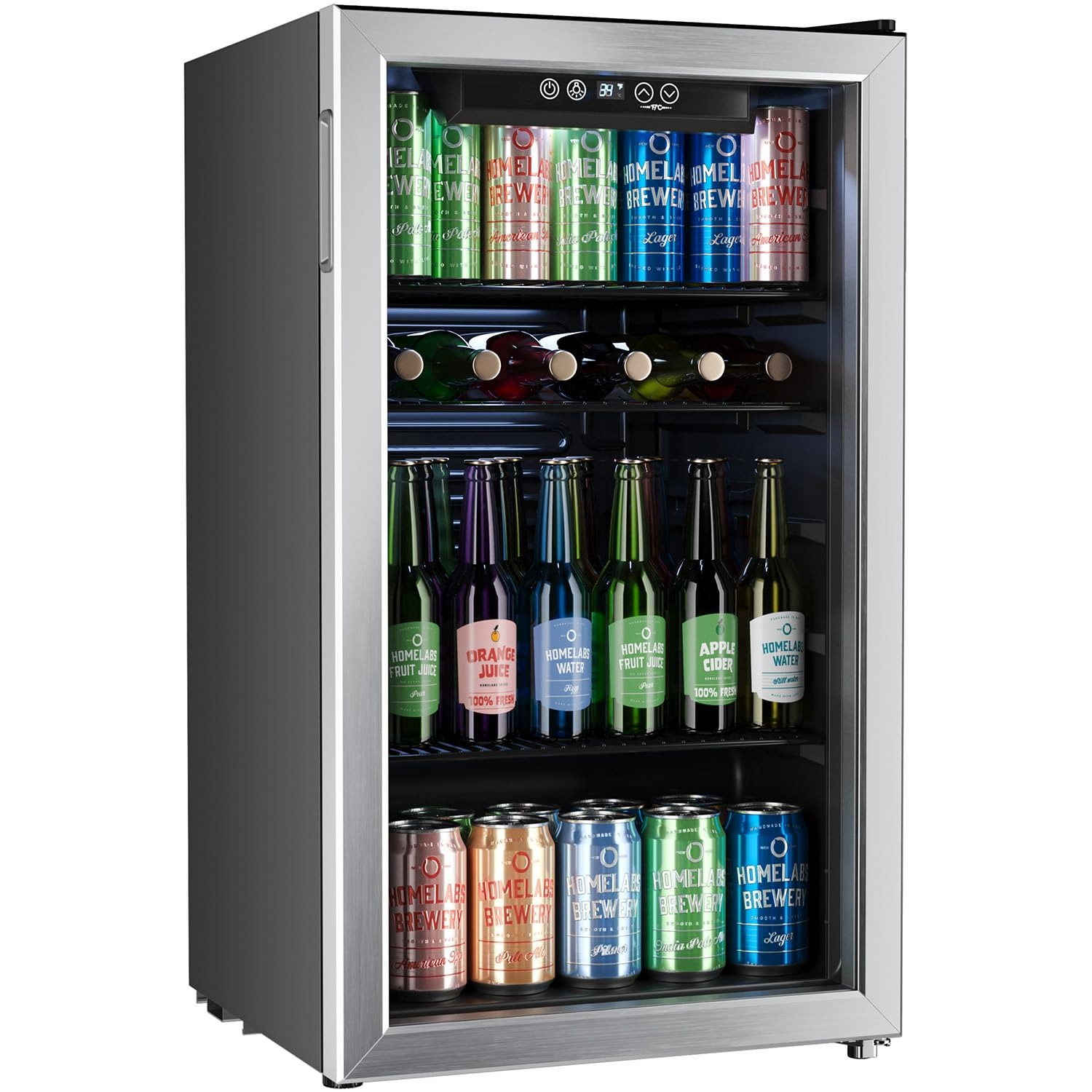 120-Can Beverage Refrigerator, - Wine In Beer Store reseña y precio