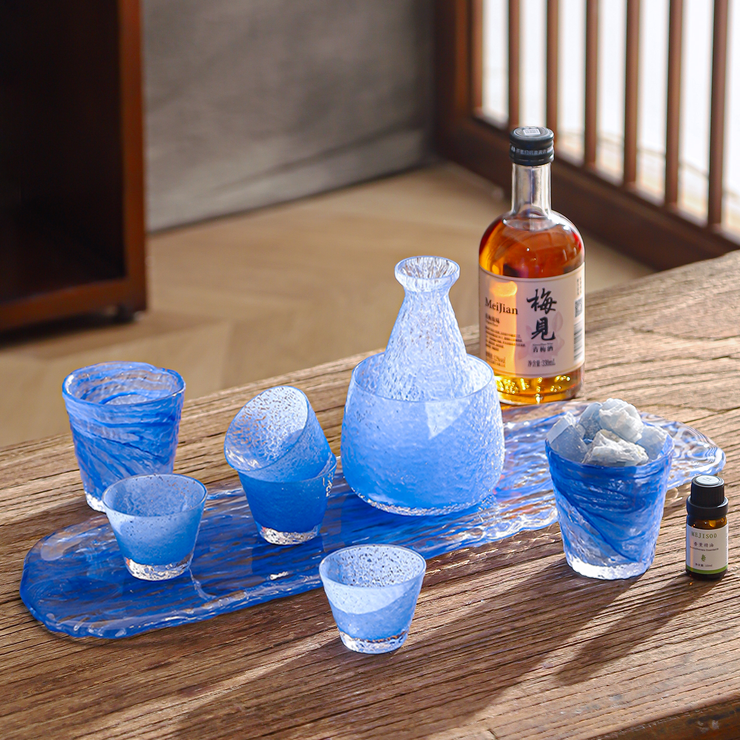 High-End Japanese Style Clear  - Wine Glass Set Crystal reseña y precio