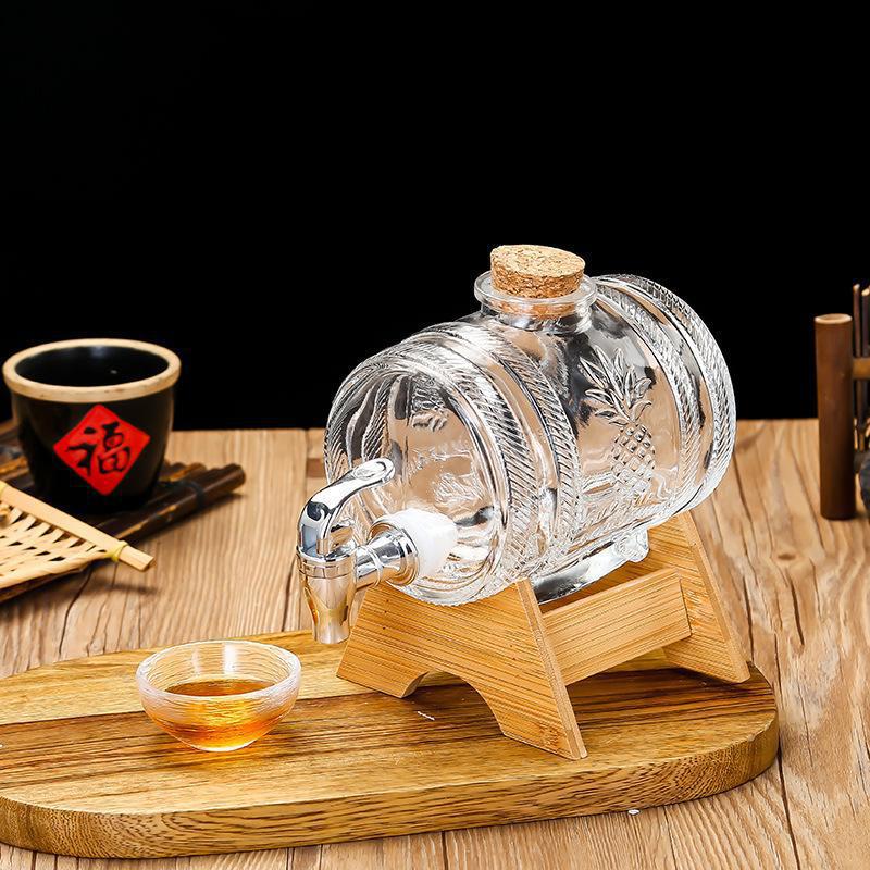 1L Glass Whiskey Barrel Wine B - Wine Beer Liquor reseña y precio