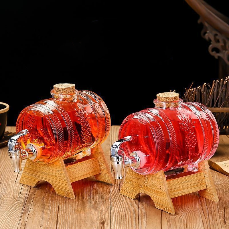 1L Glass Whiskey Barrel Wine B - Wine Beer Liquor reseña y precio