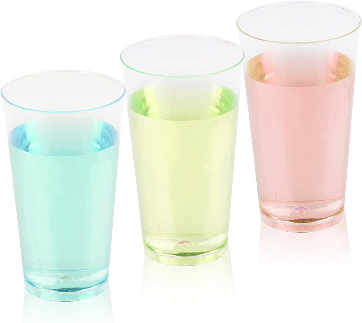 Disposable Plastic Shot Glasse - Wine Beer Images reseña y precio