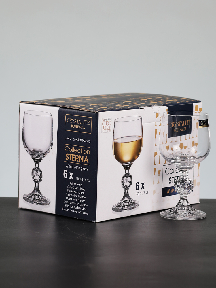 Sterna Liqueur Czech Crystal G - Wine Glass Set Crystal reseña y precio