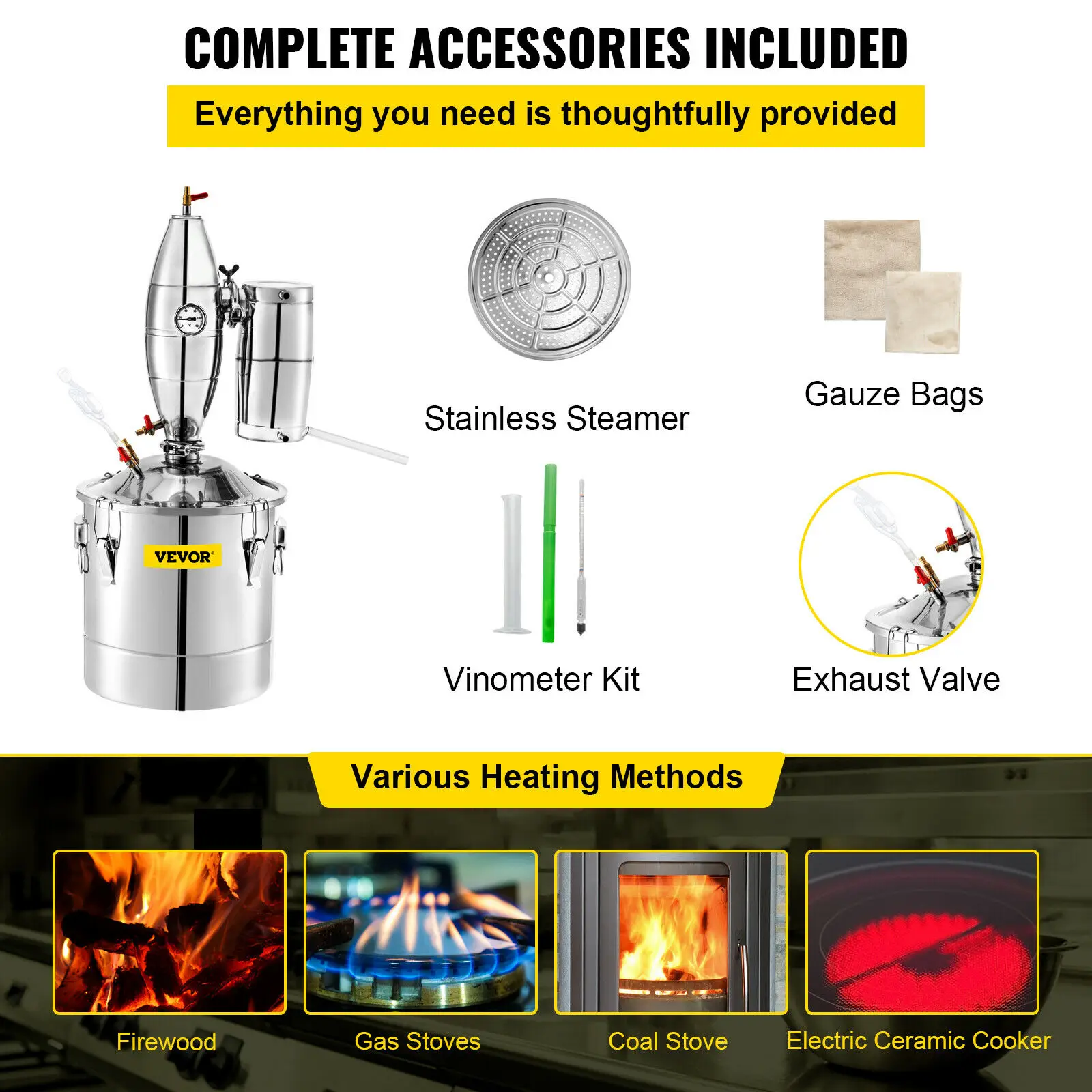 【Hot Item】 20L-70L Alcohol Dis - Wine Beer Distillation reseña y precio