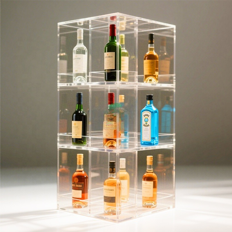 retail store acrylic display s - Wine In Beer Store reseña y precio