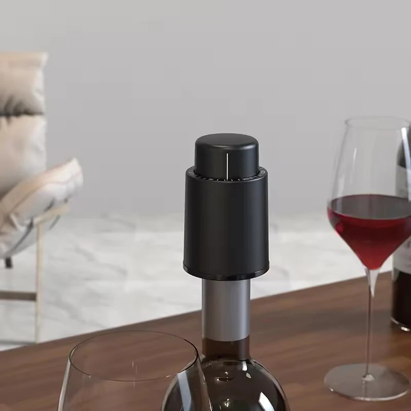 Polished Stainless Steel Red W - Wine Stopper Vacuum reseña y precio