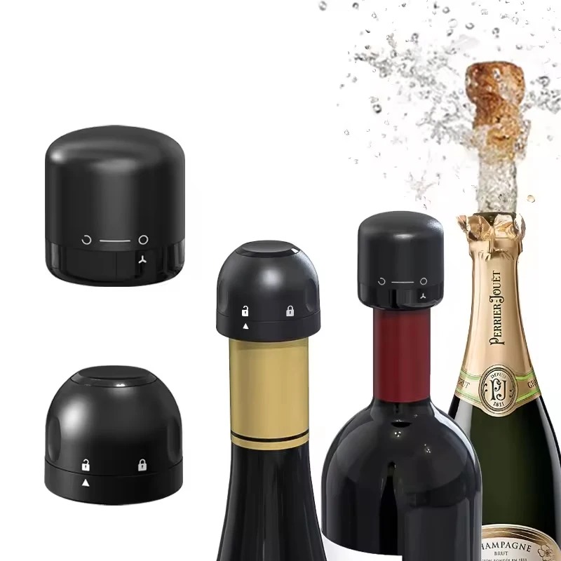 Polished Stainless Steel Red W - Wine Stopper Vacuum reseña y precio