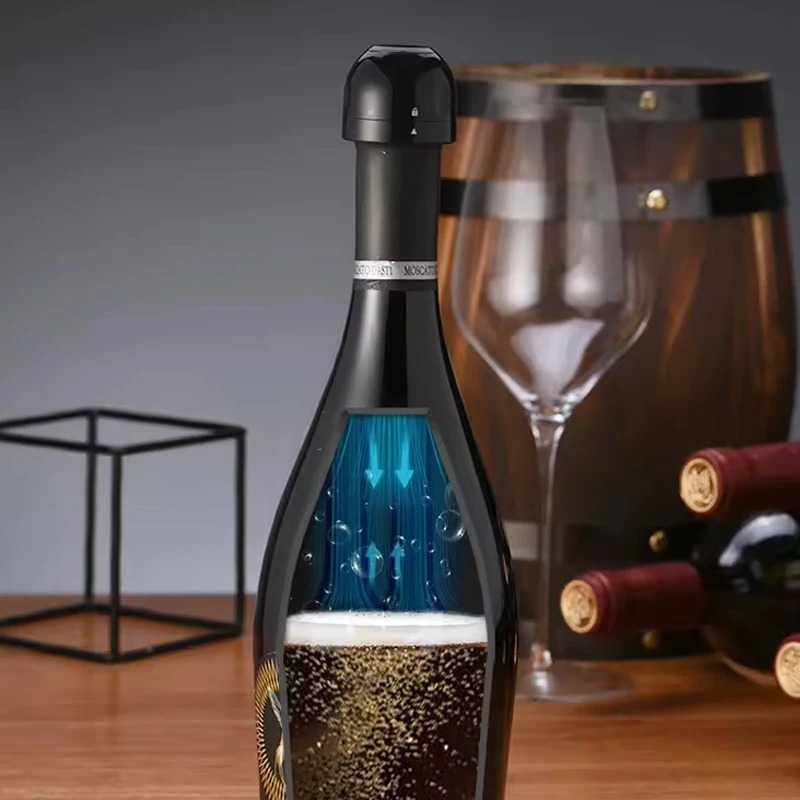Polished Stainless Steel Red W - Wine Stopper Vacuum reseña y precio