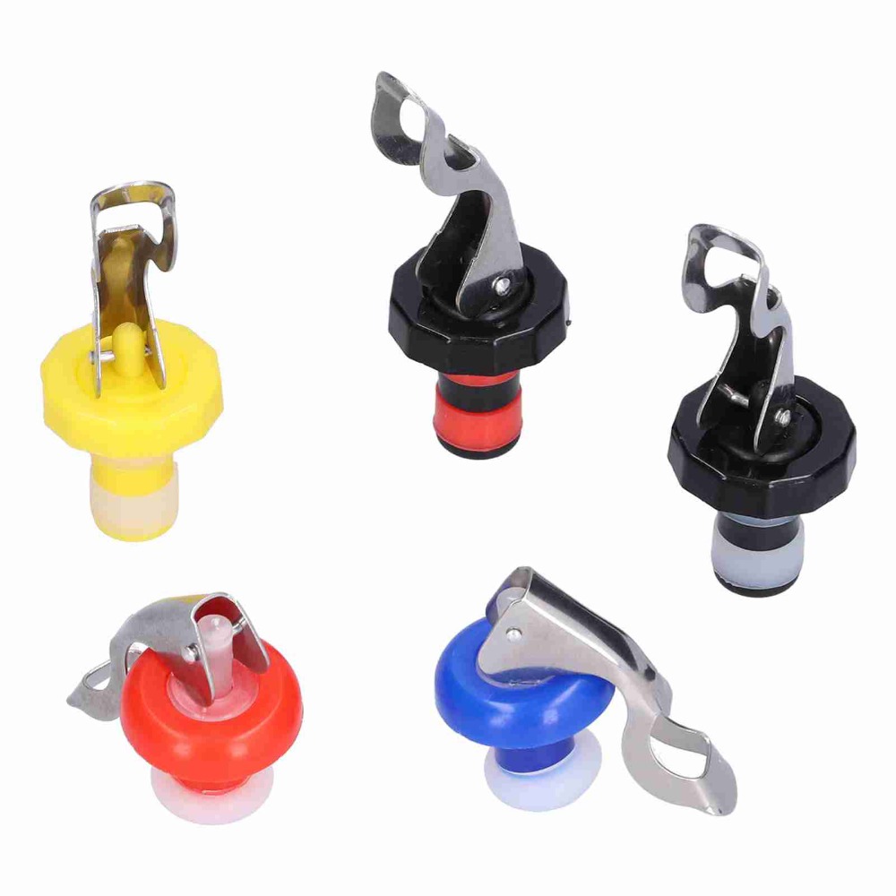 5pcs Silicone Wine Bottle Plug - Wine Stopper Vacuum reseña y precio