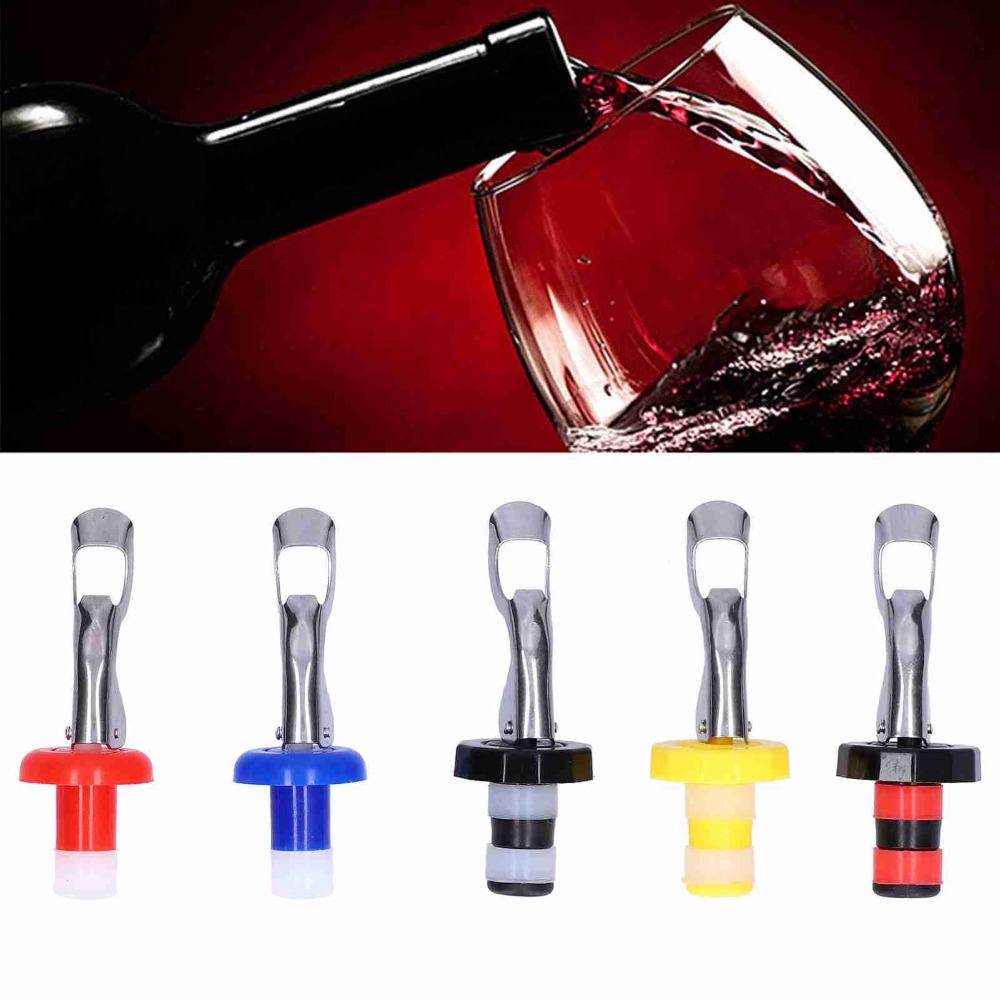 5pcs Silicone Wine Bottle Plug - Wine Stopper Vacuum reseña y precio