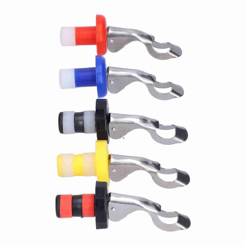 5pcs Silicone Wine Bottle Plug - Wine Stopper Vacuum reseña y precio