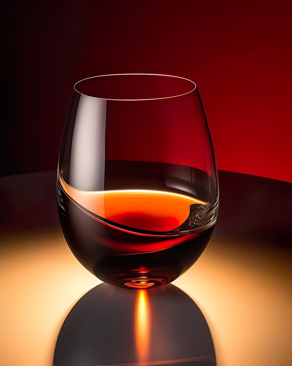 Stemless Wine Glasses Set of 4 - Wine Glass Set Crystal reseña y precio