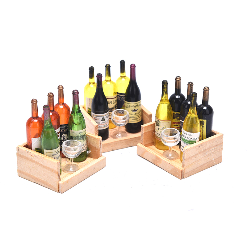 【BS】1Set Miniature Beer Wine B - Wine Y Beer reseña y precio
