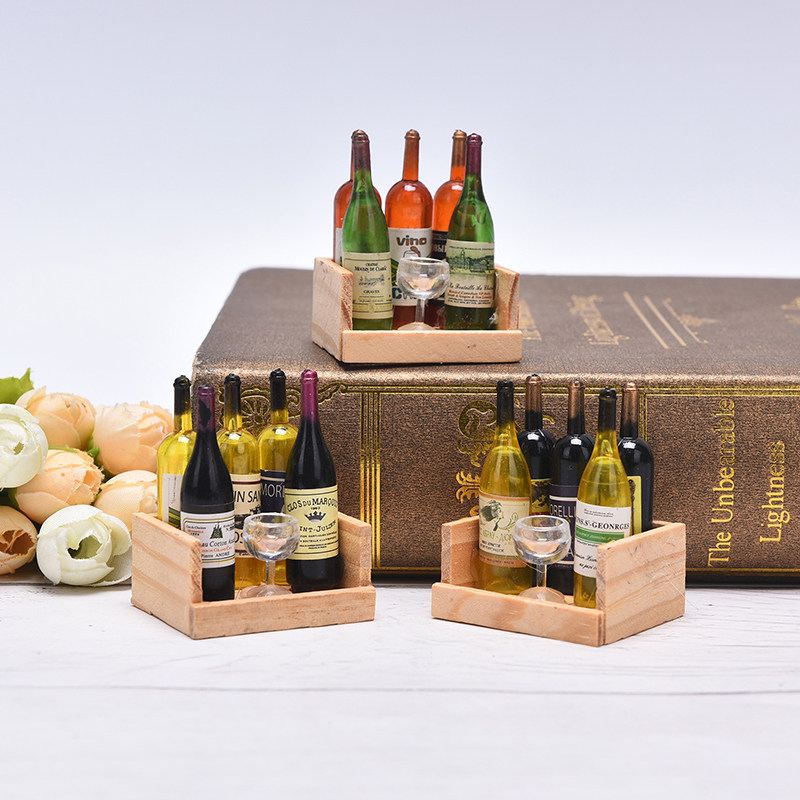 【BS】1Set Miniature Beer Wine B - Wine Y Beer reseña y precio