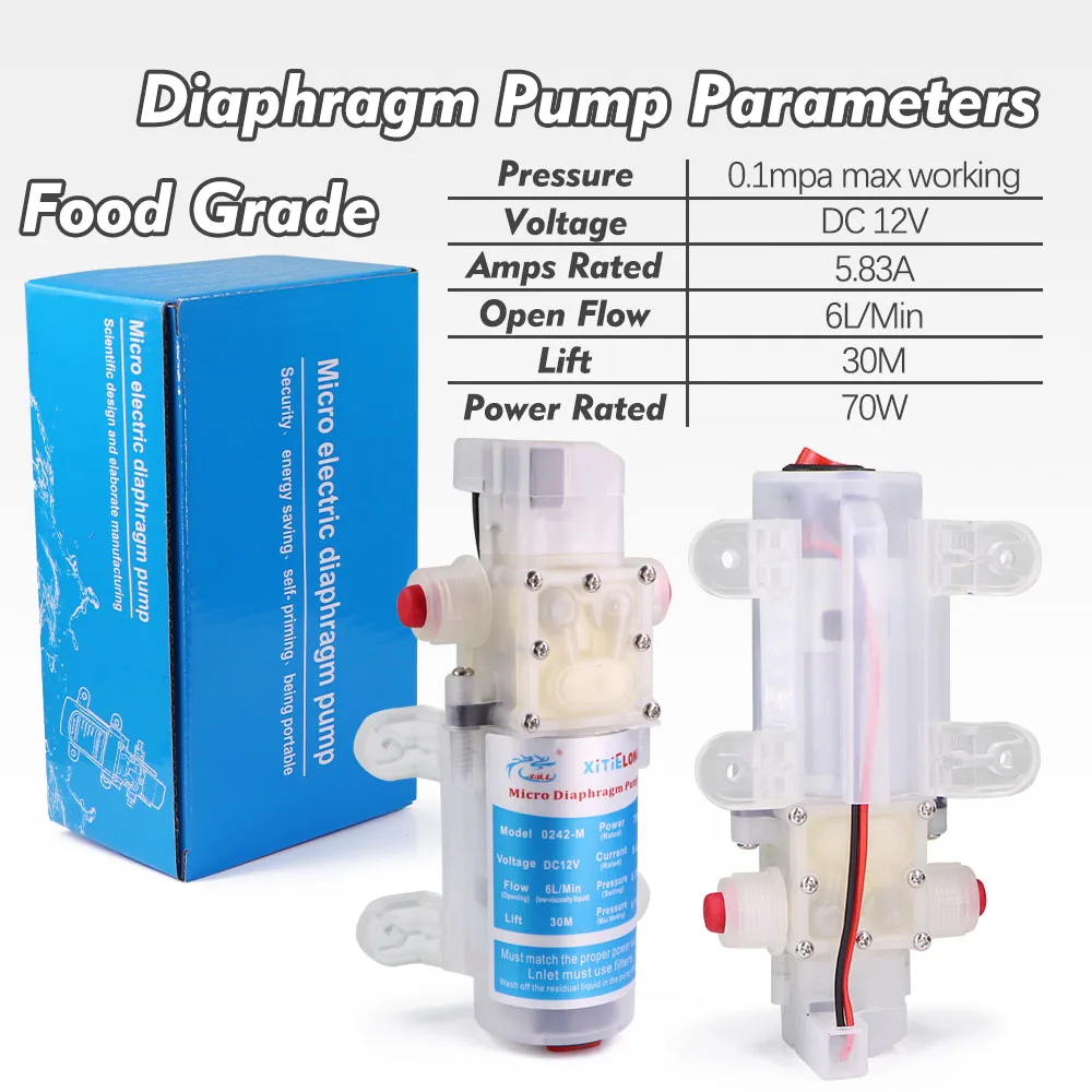 70W 12V DC5521 Food-Grade Diap - Wine Beer Delivery reseña y precio