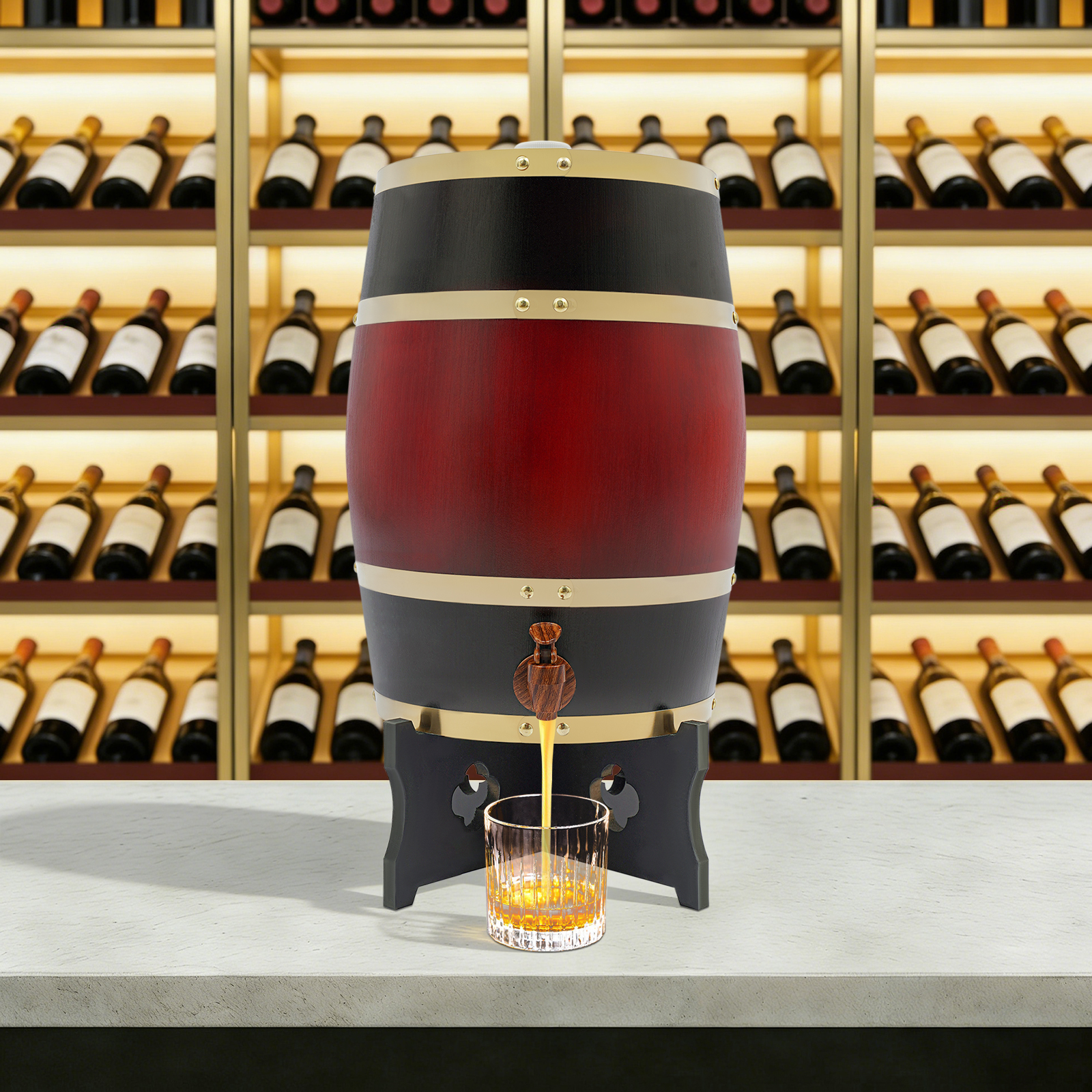 Wine Red Wine Barrel, 15L Wood - Wine In Beer Store reseña y precio