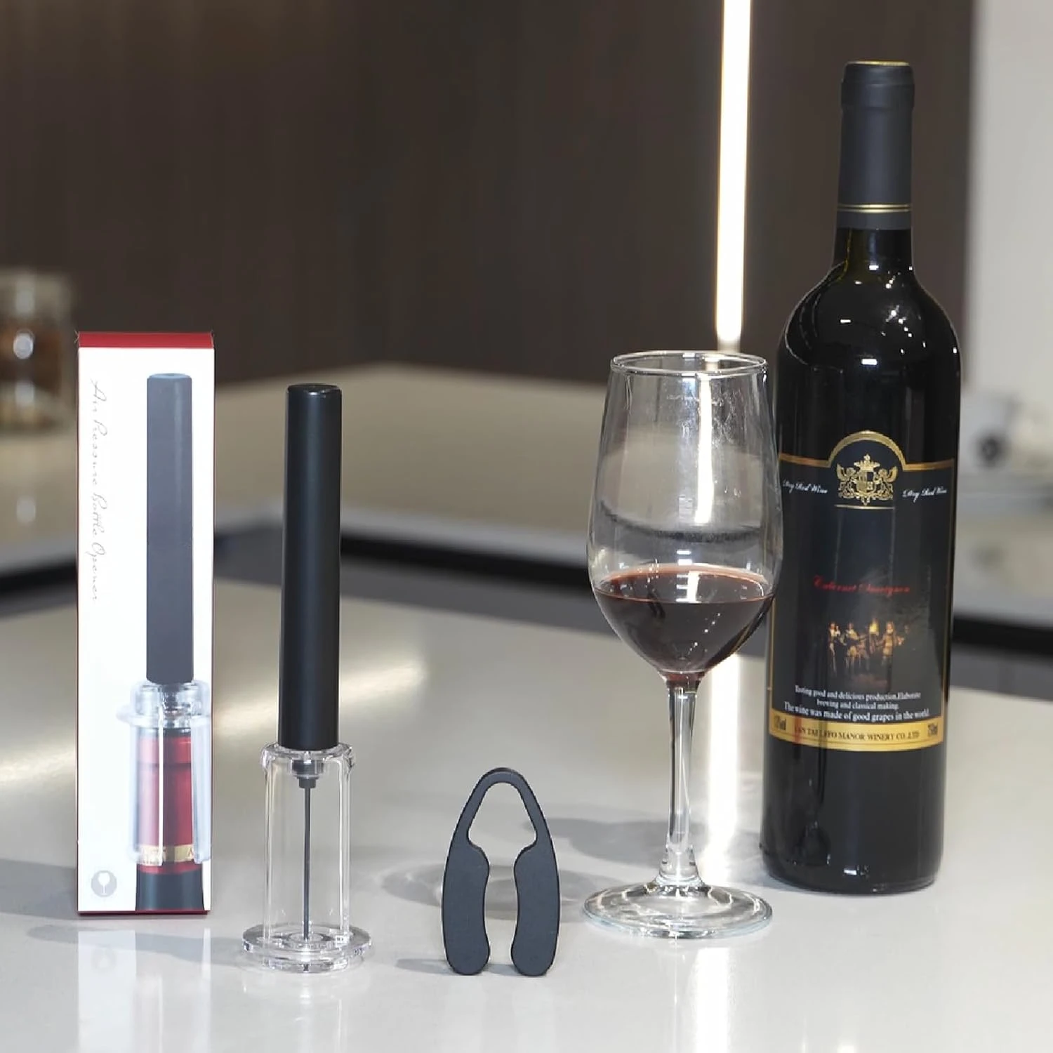 Air Pump Wine Bottle Opener Ai - Wine Stopper Vacuum reseña y precio