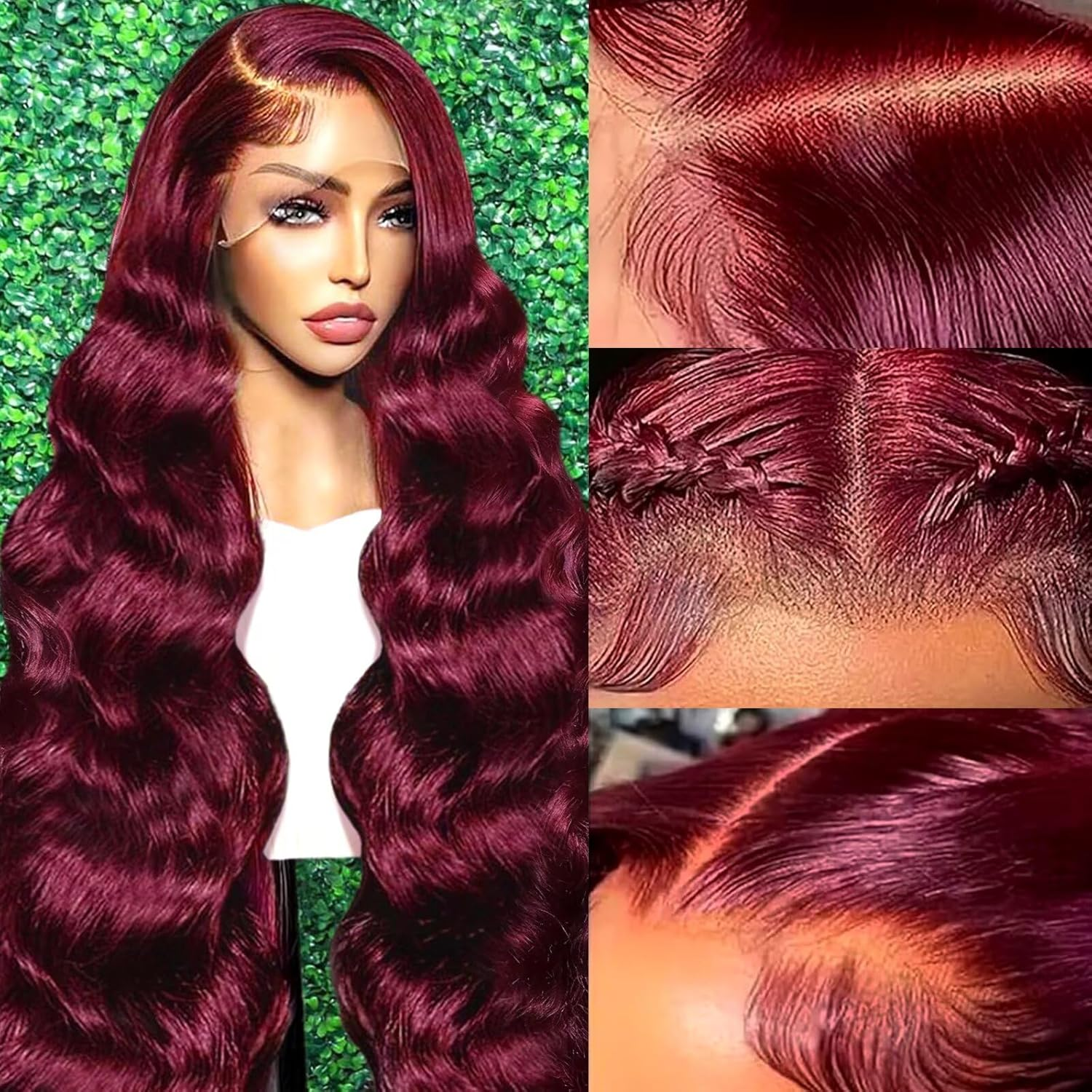 99j Burgundy Lace Front Wig Hu - Wine & Beer Unlimited Spirits reseña y precio