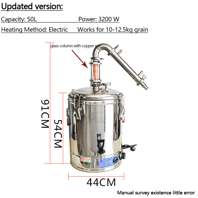50L Distilling Column Alcohol  - Wine Beer Distillation reseña y precio