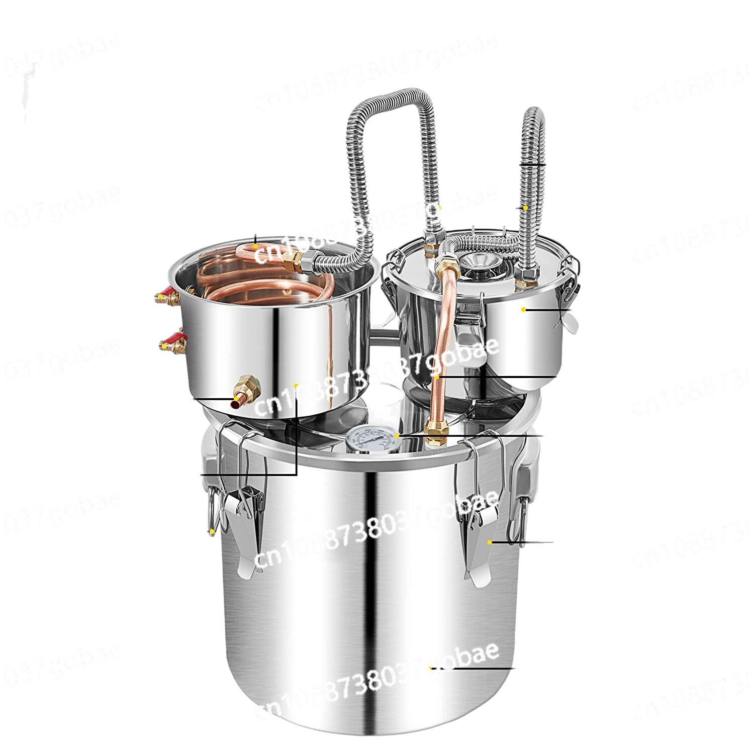 50L Stainless Steel Water Alco - Wine Beer Distillation reseña y precio