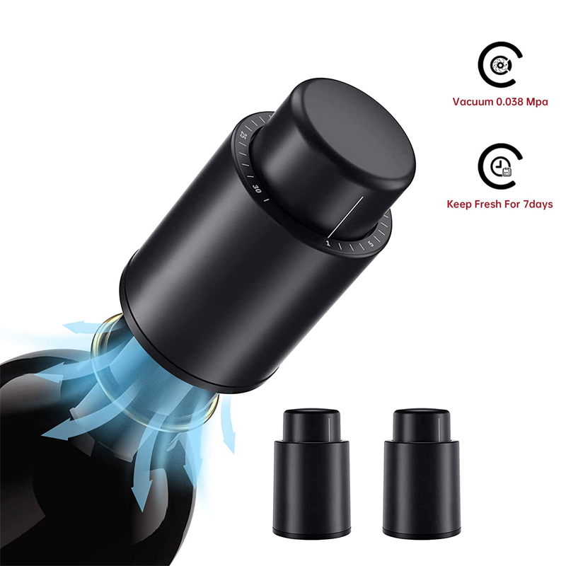 LMETJMA Wine Bottle Stoppers R - Wine Stopper Vacuum reseña y precio