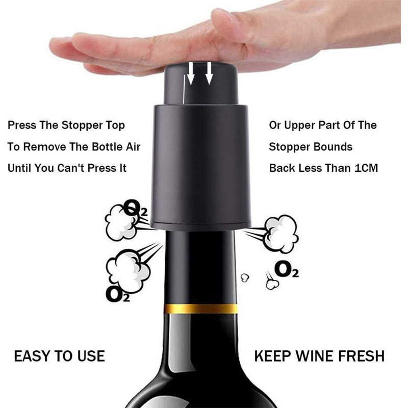 LMETJMA Wine Bottle Stoppers R - Wine Stopper Vacuum reseña y precio
